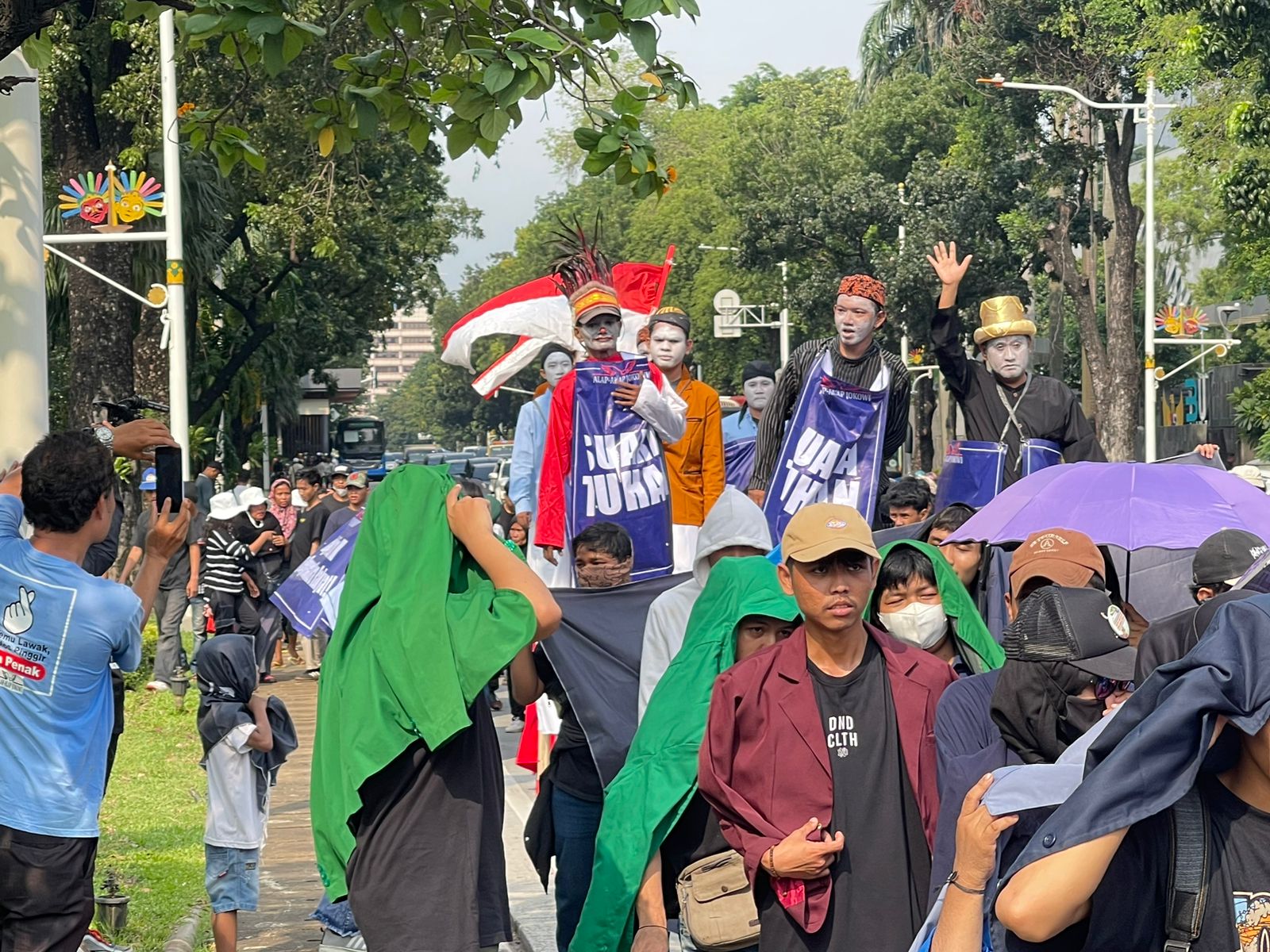 Aksi Mahasiswa Kawal Suara Rakyat, Alap Alap Jokowi Tolak Intervensi Politik terhadap Hakim MK