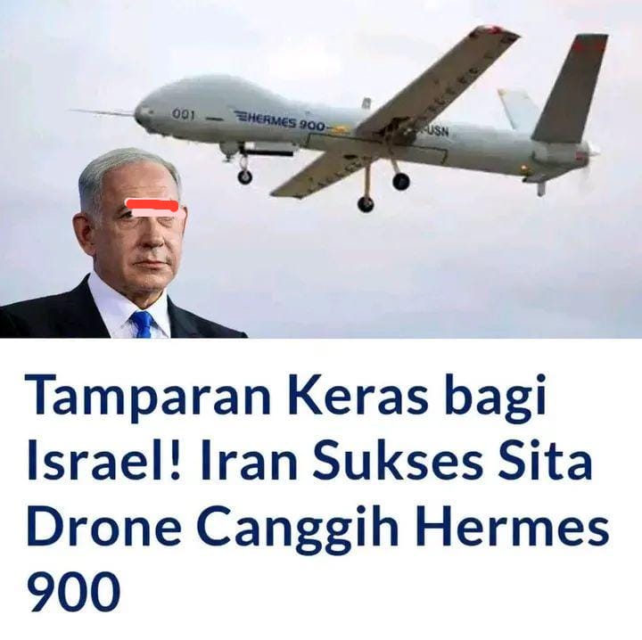 Tamparan Keras untuk Israel, Iran Berhasil Jatuhkan Drone Canggih Hermes 900/Kochav